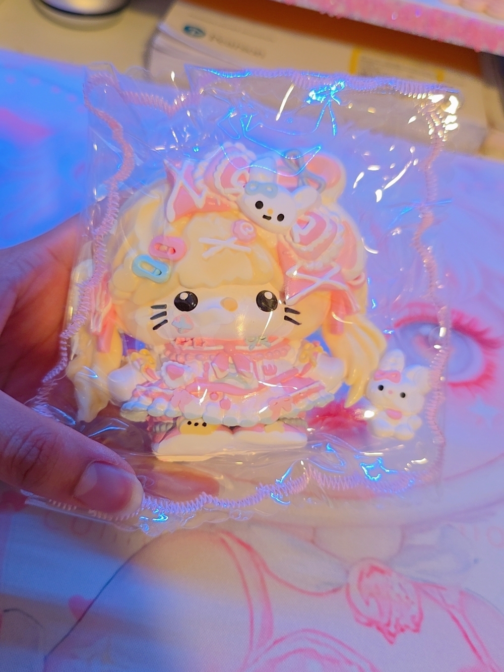 Hk With Bunny Squishy